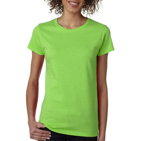 G500L Gildan Ladies Heavy Cotton T-Shirt Lime 3XL
