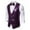 Purple, variant on TIHLMK Suit Vest Men's Autumn And Winter Fashion Personality Sequins Casual Vest Jacket Silver