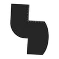 thumbnail image 2 of Yinanstore Card for Barber Beard Line up Tool,Reusable,for Barber Shape Color Spray Hairline Maker for Barber Styling S Shaped, 2 of 7
