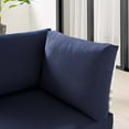 thumbnail image 7 of Sofa Corner Chair, Sunbrella, Aluminum, Metal, Steel, Blue Navy, Modern Contemporary Urban Design, Outdoor Patio Balcony Cafe Bistro Garden Furniture Hotel Hospitality, 7 of 7
