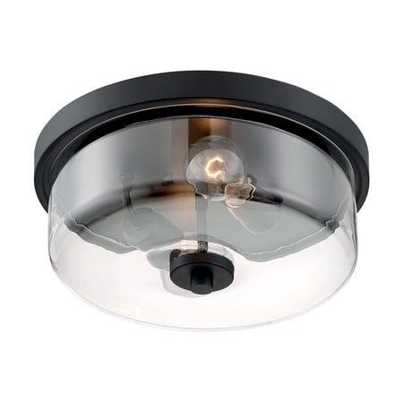 Condition photo showing Good Condition for nuvo lighting - sommerset-2 light flush mount in modern/contemporary style-12.88