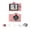 Pink, variant on Riousery H8S 48MP Video Camcorder 2.5K Digital Camera for Students Teens 16X Digital Zoom 2.8 Inch Display Anti-Shake LED Light Built-in Battery (4.15 in / 105.5 mm) Blue