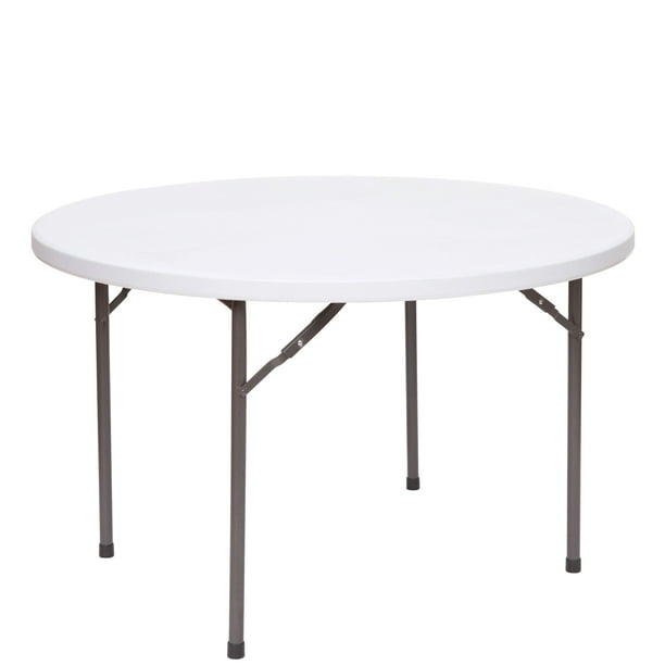 Rhino Plastic Table 48 Round White Granite Com Rhino Plastic Table 48 Round White, 48 Inch Round Table Vs 60