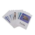 thumbnail image 3 of 24 Uds Montessori animales Match 2 s-tarjetas Montessori materiales de juguete de aprendizaje CUTICAT Educacion Animales Figuras, 3 of 7