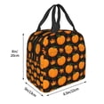 thumbnail image 3 of Balery Orange Pumpkin And Autumn Maple Bolsa de Almuerzo Aislada – Caja de Almuerzo con Papel de Aluminio Grueso, Mantiene la Comida Fresca por 4 Horas, 3 of 8