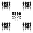 thumbnail image 1 of relayinert 4Pcs 17mm Roue Moyeu Adaptateur Conversion Extension Montage Sans Couture Noir 31mm 5Set, 1 of 6