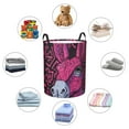 thumbnail image 4 of Fuzoiu ink Donkey Pop Art Print Circular Hamper,Laundry Basket with Handle,Collapsible Laundry,Dirty Clothes Storage Basket,for Bedroom Bathroom Dorm Living Room-Medium, 4 of 6
