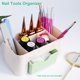 thumbnail image 5 of Estuche organizador multiusos para manicura y maquillaje, color verde claro, con diseño de cajones y 7 compartimentos. Ideal para mantener en orden accesorios como gemas, pinceles y esmaltes. Hecho, 5 of 6