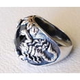 thumbnail image 5 of Black Onyx Mans Ring, Natural Black Onyx, December Birthstone, Scorpion, 925 Silver Ring, Birthday Gift, Heavy Mens Ring, Arabic Design, Ottoman Style Ring, Christmas, Turkey Mens Signet Ring, 5 of 6