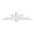 thumbnail image 4 of 48"W x 12"H x 4"D x 4"F, 6/12 Pitch, Kennewick Architectural Grade PVC Gable Bracket, 4 of 8