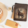 thumbnail image 4 of HELLHERO Paperback Book Cover for Friend, Carrying Book Case, Lightweight, Protector Wrap Bag for Classroom Library, Horse Holy Cross, 4 of 8