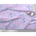thumbnail image 2 of Soimoi Purple Rayon Fabric Cloud & Unicorn Animal Print Fabric by the Yard 42 Inch Wide, 2 of 3