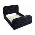 thumbnail image 5 of Best Master Furniture Brielle Velvet Bed Frame (Queen/Black), 5 of 8
