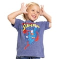 thumbnail image 5 of DC Comics Toddler Boys' Superman Graphic Tee with Short Sleeves, Sizes 12M-5T, 5 of 6