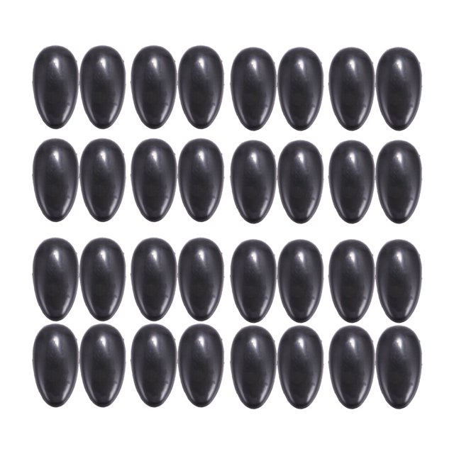 RomaMX 50 par de orejeras de tinte para el cabello, coloración del cabello, protector para los oídos, cubierta para los oídos, accesorios para teñir el cabello para el hogar (negro)
