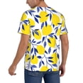 thumbnail image 2 of Fotbe Tropical Lemon Baseball Jersey Shirt for Men and Women, Casual Short Sleeves Button Down T-Shirt-Medium, 2 of 9