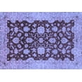 thumbnail image 1 of Ahgly Company Machine Washable Indoor Rectangle Abstract Blue Modern Area Rugs, 7' x 9', 1 of 4
