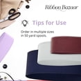 thumbnail image 6 of Ribbon Bazaar Solid Grosgrain Ribbon 7/8 inch Black 50 yards 100% Polyester, 6 of 7