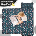 thumbnail image 4 of Dark Blue Christmas Gnome and Gift Pattern Toddler Nap Mats for Kids Preschool,50"x20" Sleeping Mat Bag or Kids,Toddler Sleeping Bag,Toddler Nap Mat or Daycare, 4 of 6