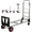 Silver&Red, variant on SHZOND 2 in 1 Folding Hand Truck 330 lbs Load Capacity Dolly Cart,Heavy Duty Aluminum Hand Truck with 4 Wheels