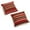 Monserrat Sangria, variant on Blazing Needles 17-inch Outdoor Knife Edge Throw Pillows (Set of 2)-Color:Vanya Paprika