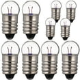 thumbnail image 3 of 10 Pcs E10 Small Electric Light Bulbs 2.5V 0.3A for Student Physics Experiments, 3 of 8