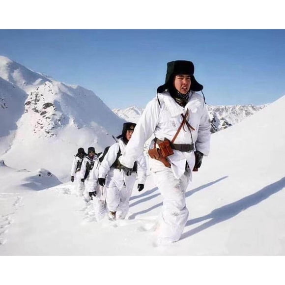 Winter Hunting Suit Camouflage Clothing Snow Camo Ghillie Suits Including Jacket Pants