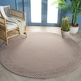 thumbnail image 2 of SAFAVIEH Glamour Elfrida Bordered Area Rug, Beige, 6' x 6' Round, 2 of 7