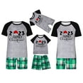thumbnail image 2 of Awdenio Women Christmas Pajamas for Family Xmas Matching Sets Short Sleeve Shirts and Plaid shorts Santa Christmas Tree Sleepwear Two-piece Sets, 2 of 6