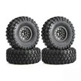 thumbnail image 1 of 4PCS 135mm Metal 22 Beadlock Wheel Rim Tire Set for 1/10 RC Crawler Car Axial SCX10 Wraith Capra TRX4 D90 B, 1 of 5