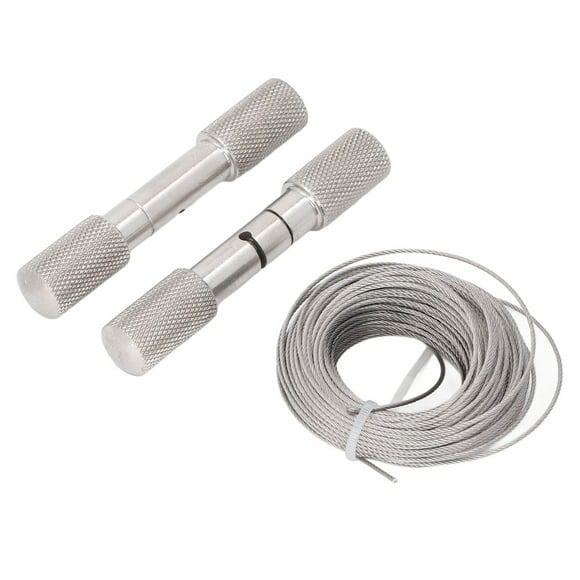 Dehorning Saw, Stainless Steel 49.2 FT Precise Horn Wire Saw for Cow