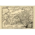 thumbnail image 1 of 24"x36" Gallery Poster, map of the province of Pennsylvania 1756, 1 of 1