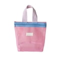thumbnail image 2 of Gosuguu Mesh Tote Bag Portable Travel Handbag Breathable Cosmetic Bag With Zipper Lightweight Beach Bag, 2 of 6