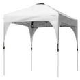 thumbnail image 1 of Patiojoy Abri Instantané Commercial à Déploiement Rapide 6,6 Pi x 6,6 Pi à Hauteur Réglable avec Sac à Roulettes Portable Blanc, 1 of 10