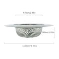 thumbnail image 2 of Kitchen Sink Strainer, Garbage Disposal Strainer Sink Drain Catcher Plug Drain Cover Kitchen Sink Basket for Kitchen Sinks, Stainless Steel, Large Wide Rim 4.5" Diameter, 2PCS, 2 of 4