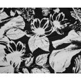 thumbnail image 4 of oneOone Polyester Spandex Black Fabric Leaves & Floral Quilting Supplies Print Sewing Fabric By The Yard 56 Inch Wide, 4 of 4