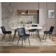 thumbnail image 3 of Yeshouse Juego de 2 sillas de comedor tapizadas, de cuero con patas de metal y asiento de esponja de alta densidad, diseño moderno de mediados de siglo para comedor y sala de estar, 3 of 7