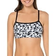 thumbnail image 2 of Women's Fruit Of The Loom 9036 Spaghetti Strap Short Bra - 3 Pack (KALEIDO/CHARCOAL/RED 42), 2 of 7
