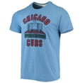thumbnail image 2 of Men's Homage Heathered Royal Chicago Cubs Hyper Local Tri-Blend T-Shirt, 2 of 3