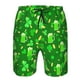 thumbnail image 3 of Balery St Patrick's Day2 Traje de Baño Estilo Hawaiano para Hombre, Shorts de Secado Rápido con Bolsillos-Medium, 3 of 6
