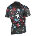 thumbnail image 2 of joogoo Stars Pattern Men's Cycling Jerseys Mountain Bike Short Sleeve Tops 2XL, 2 of 7