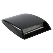 1x Universal Car Decorative Air Flow Intake Scoop Bonnet Vent Cover Hood Black