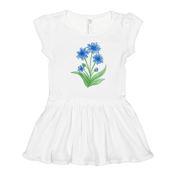 Inktastic Cornflower Girls Toddler Dress