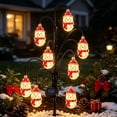 thumbnail image 5 of Christmas Solar Tree Stake Lights 5 Styles Outdoor Yard Decor, Twinkling LED Garden Stakes with Santa Snowman Reindeer Designs, Christmas Porch Decorations, Christmas Lawn Ornaments, Style C, 5 of 6