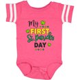 thumbnail image 3 of Inktastic My First St Patrick's Day with Shamrocks Boys or Girls Baby Bodysuit, 3 of 5