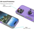 thumbnail image 2 of For iPhone 15.15 Pro,15 Plus,15 Ro Max Case, 2 in 1 Phone Case for iPhone 15 Pro 6.1", Tiflook Rubber & Rugged Shockproof Protection Heavy Duty with Ring Stand Kickstand Cover,Purple, 2 of 6
