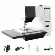 Maxmarrt Mini Sewing Machine with Extension Table and Sewing Supplies Set Small Electric Overlock Sewing Machines with Dual Speed,up to 38 Built-in Stitch Patterns