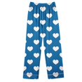 thumbnail image 6 of Diufon Valentine's Day Pajamas Set for Women Long Sleeve Lapel Top with Straight Wide Leg Pants Homewear Sets, 6 of 7