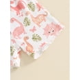 thumbnail image 6 of Bagilaanoe 2pcs Toddler Baby Girl Shorts Set Short Sleeve Print T Shirt Tops + Shorts 6M 12M 18M 24M 3T 4T Kids Casual Summer Clothes, 6 of 7
