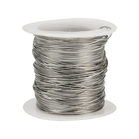 304 Stainless Steel Wire Round Stainless Steel color 0.6mm 22 Gauge